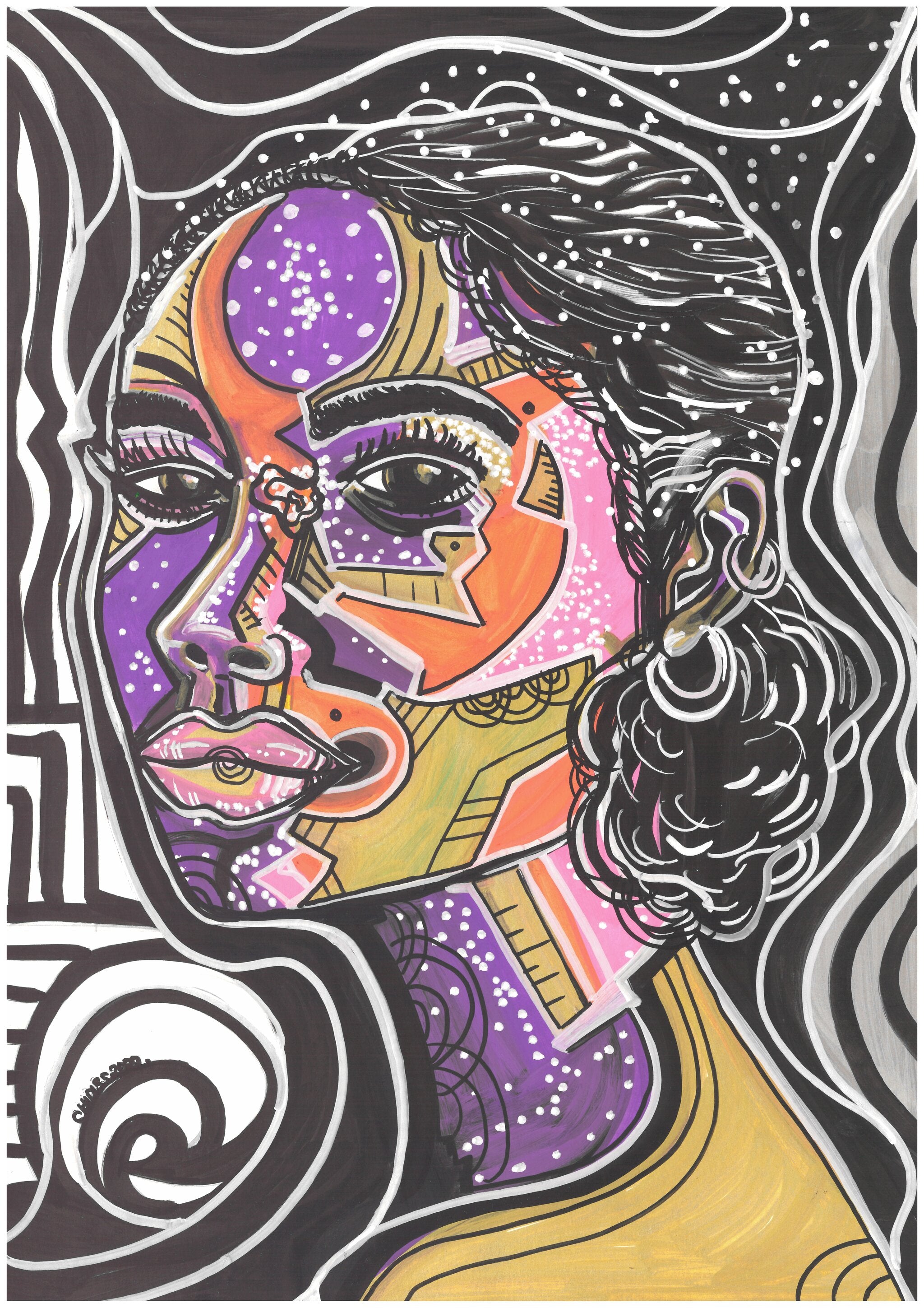 Chidi3s Art Print - Interference Patterns