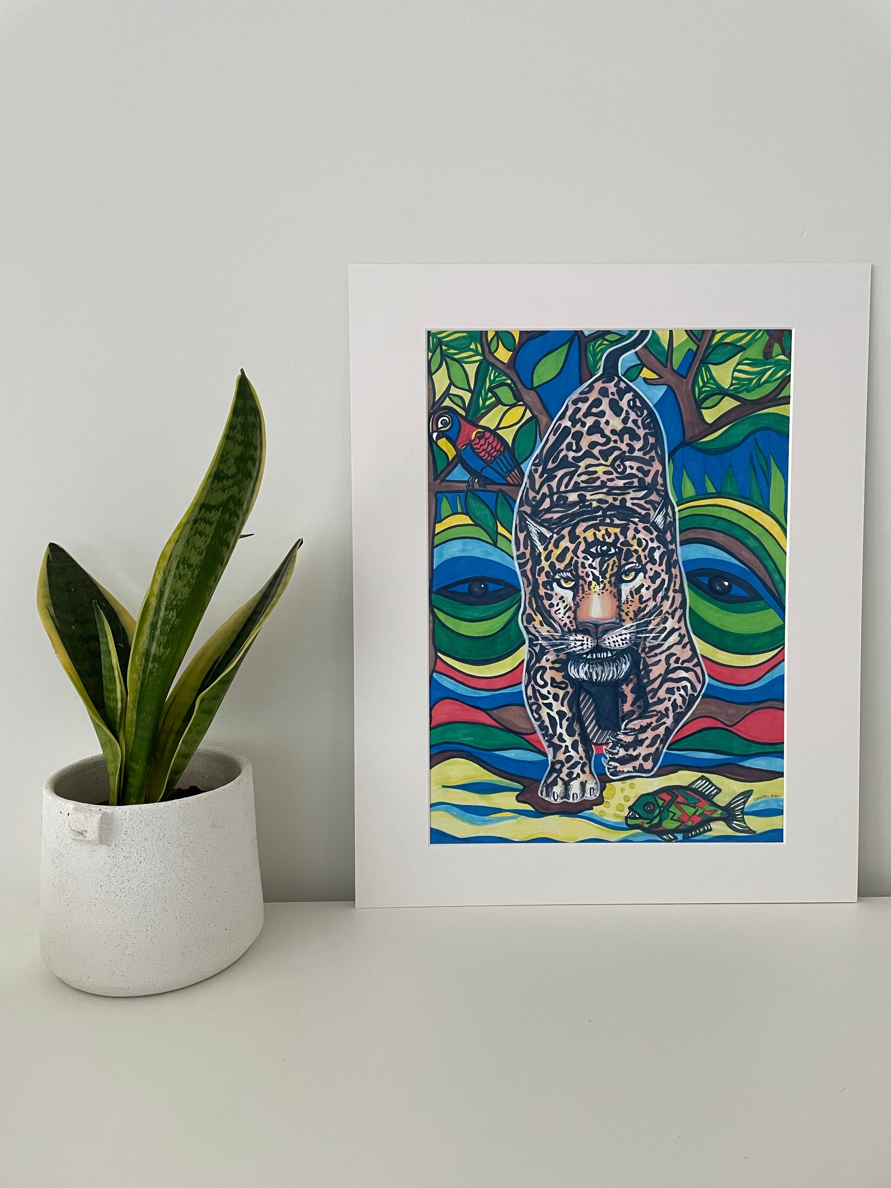 Chidi3s Art Print - Jaguar